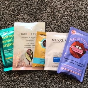 Pack of 5 hair masks!